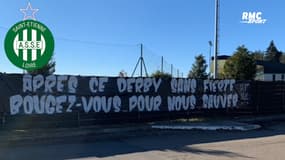 ASSE : La banderole des supporters après le derby "sans fierté" 