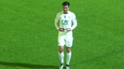 Le capitaine de Croix Hugo Robert a pris carton rouge en 32e de finale de Coupe de France, 19 décembre 2025