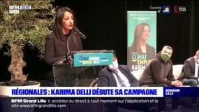 Régionales: Karima Delli débute sa campagne à Lille