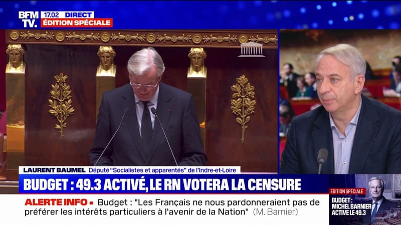 Menace de censure de Michel Barnier: 