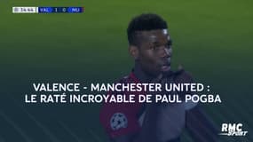 Valence - Manchester United : Le raté incroyable de Pogba