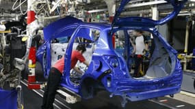 En décembre 2018, la production de l'actuelle génération de la Yaris dans l'usine Toyota situé à Onnaing, dans le Nord.