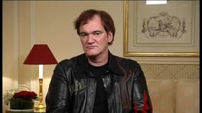 Quentin Tarantino le 6 janvier 2013 à Paris