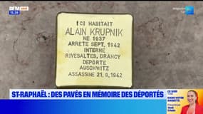 Saint-Raphaël: des pavés en mémoire des déportés
