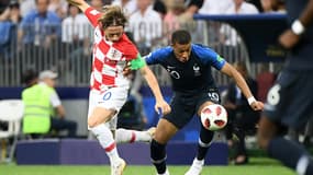 Luka Modric et Kylian Mbappé