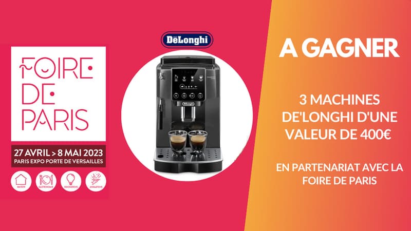 A gagner : Machines à café à grain De’Longhi Magnifica Start