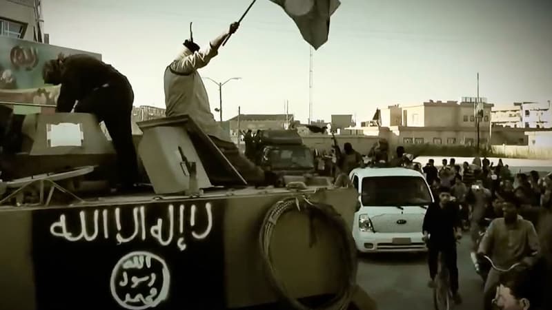 Des images de propagande montrant des membres du groupe terroriste Etat islamique en Irak.