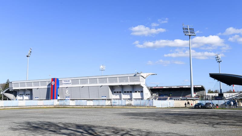 Le stade Gaston-Petit à Châteauroux