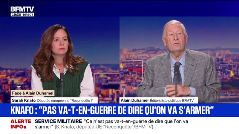 Sarah Knafo ("Reconquête"): "Chaque nation a le devoir de se protéger elle-même"