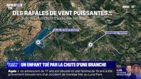 Un enfant de six ans tué par la chute de branches dans la commune de Sainte-Croix-du-Verdon