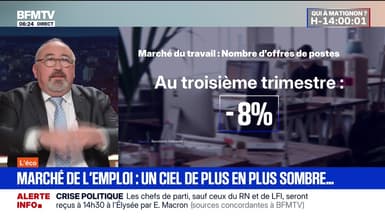 BFM Éco : Marché de l'emploi, un ciel de plus en plus sombre... - 10/10