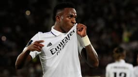 Vinicius a inscrit un doublé avec le Real en finale du Mondial des clubs, le 11 février 2023.