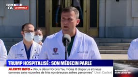 Médecin de Donald Trump: "Nous n'avons pas de signes de complications (...) Le Président n'est pas sous assistance respiratoire"
