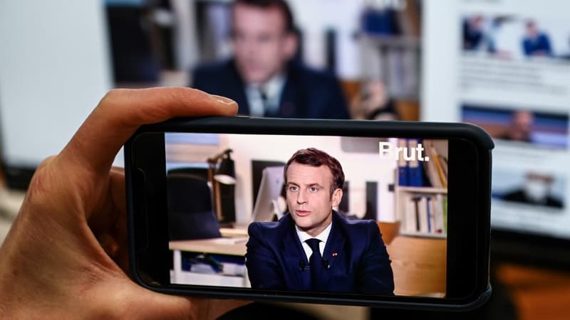 Emmanuel Macron le 4 décembre 2020 sur le média Brut.