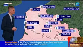 Météo Nord-Pas-de-Calais: du vent, des nuages et de la pluie pour ce lundi, jusqu'à 12°C à Calais