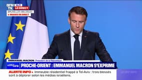 Emmanuel Macron: "Israël n'est pas seule pour lutter contre le terrorisme"