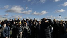 Des agriculteurs de la Coordination paysanne manifestent à Agen, le 22 novembre 2024