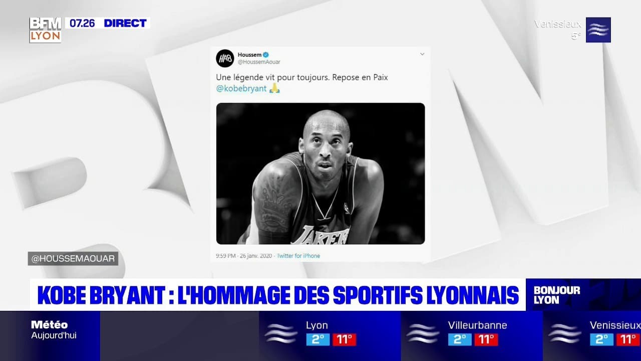 Mort De Kobe Bryant Les Hommages Des Sportifs Lyonnais 8008