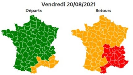 Le trafic sera classé rouge dans le sud-est dès ce vendredi dans le sens des retours. Le trafic sera classé rouge dans le sud-est dès ce vendredi dans le sens des retours.