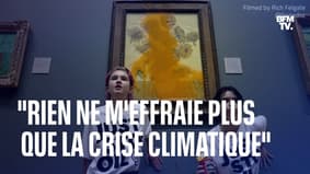 "Rien ne m'effraie plus que la crise climatique": Anna Holland, une des militantes qui a jeté de la soupe sur "Les Tournesols" de Van Gogh, témoigne