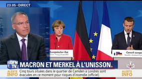 Coopération franco-allemande: Macron et Merkel à l'unisson
