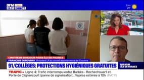 Tous les collèges de l'Essonne bénéficient de distributeurs de protections hygiéniques gratuites