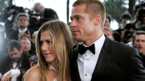 Brad Pitt et Jennifer Aniston à Cannes en 2004