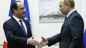 François Hollande et Vladimir Poutine.