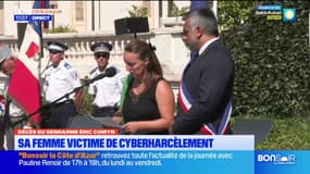 Gendarme tué à Mougins: la veuve d'Eric Comyn victime de cyberharcèlement