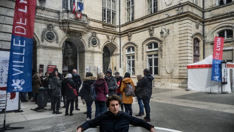 La 18e édition du festival Quais du polar à Lyon, le 3 avril 2022
