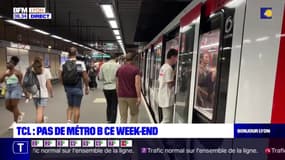 Lyon: pas de métro B ce week-end