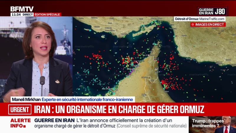 L'Iran annonce la création d'un organisme chargé de gérer le détroit d'Ormuz