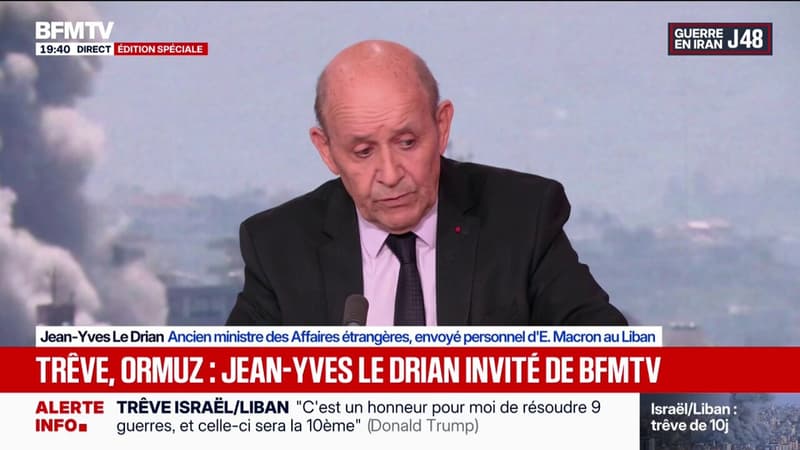 Détroit d'Ormuz: Jean-Yves Le Drian, ancien ministre des Affaires étrangères, considère que le blocage de Donald Trump est "un acte de guerre"