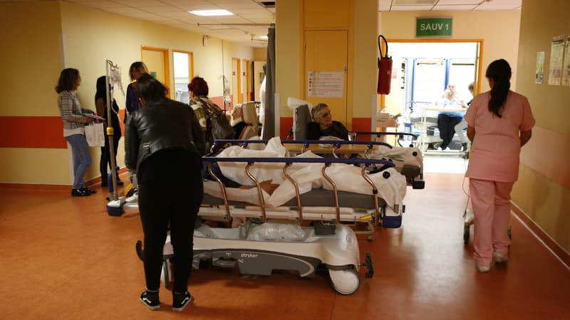 Les urgences de l'hôpital de Bastia en Corse.