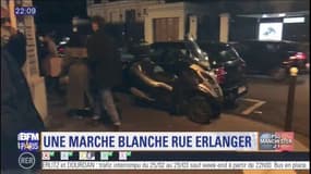 Paris: les habitants de la rue Erlanger rendent hommage aux victimes un mois après l'incendie