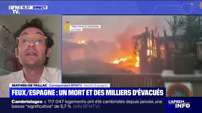 Incendies en Espagne: de nombreux feux encore hors de contrôle dans le pays