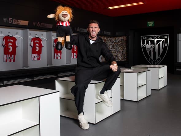 Aymeric Laporte avec l'Athletic Club de Bilbao le 12 septembre 2025