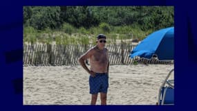 Joe Biden sur la plage de Rehoboth, juillet 2023 