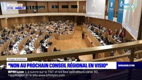 Conseil régional en visioconférence: l'opposition fustige la décision de Laurent Wauquiez