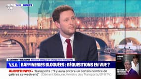 Clément Beaune sur le carburant: "À l'heure où nous parlons, il n'y a pas de manque, pas de difficulté"