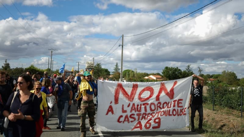 Manifestation contre la construction de l'A69: une ZAD installée par les opposants au projet