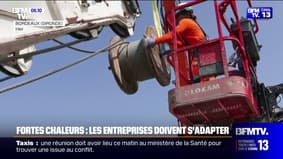 Pauses fréquentes, climatisation, eau fraîche ... face à un temps chaud, les entreprises s'adaptent 