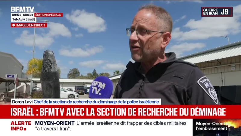 Guerre au Moyen-Orient: BFMTV avec la section de recherche du déminage d'Israël