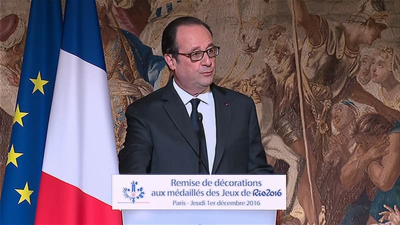 France Hollande, jeudi à l'Elysée