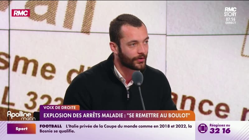 Voix de droite - Explosion des arrêts maladie : "Il faut se remettre au boulot"