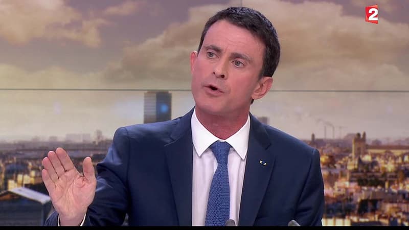 Manuel Valls sur France 2, lundi 14 décembre.