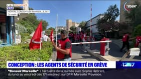 Hôpital Conception: les agents de sécurité en grève