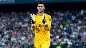 Le gardien slovaque Dominik Greif avec Majorque en septembre 2024