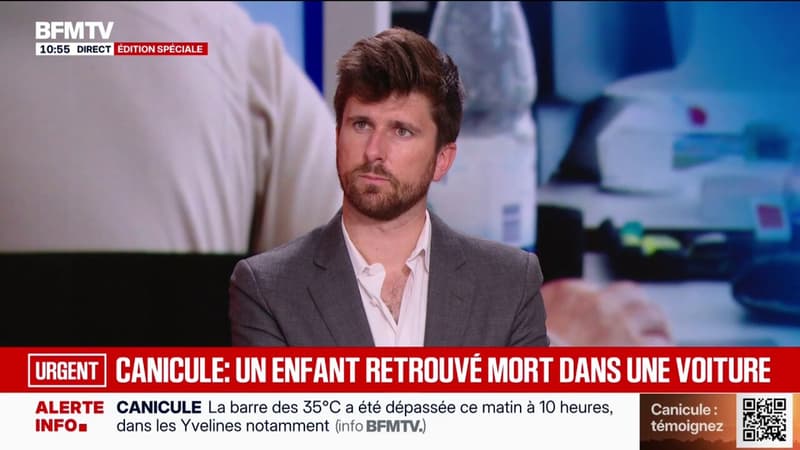 Canicule: un enfant de 3 ans retrouvé mort dans une voiture dans le Val-d'Oise, en pleine vague de chaleur