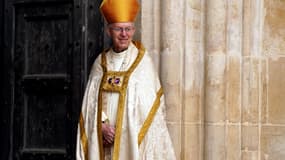 L'évêque de Canterbury, Justin Welby, au couronnement du roi Charles III le 6 mai 2023